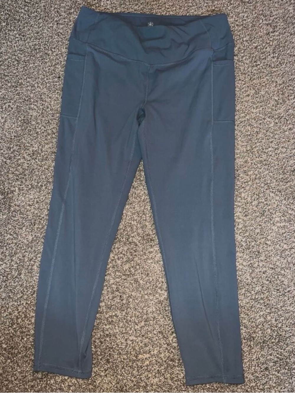 Giam Dark Blue High-Rise Pocket Leggings